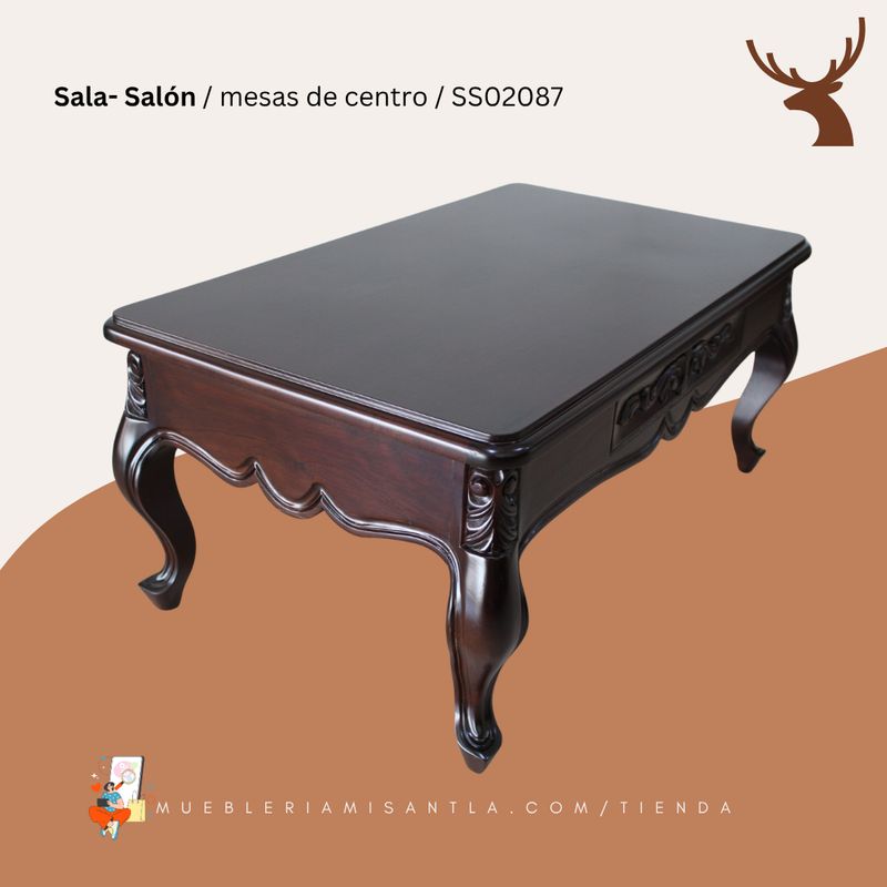 Mesa de centro Provenzal II tallada Mesa de centro Provenzal II tallada