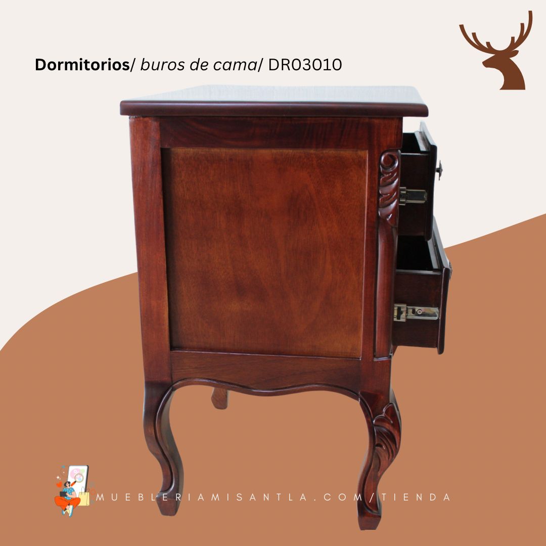 Par de Buro Provenzal Tallado a mano Par de Buro Provenzal Tallado a mano