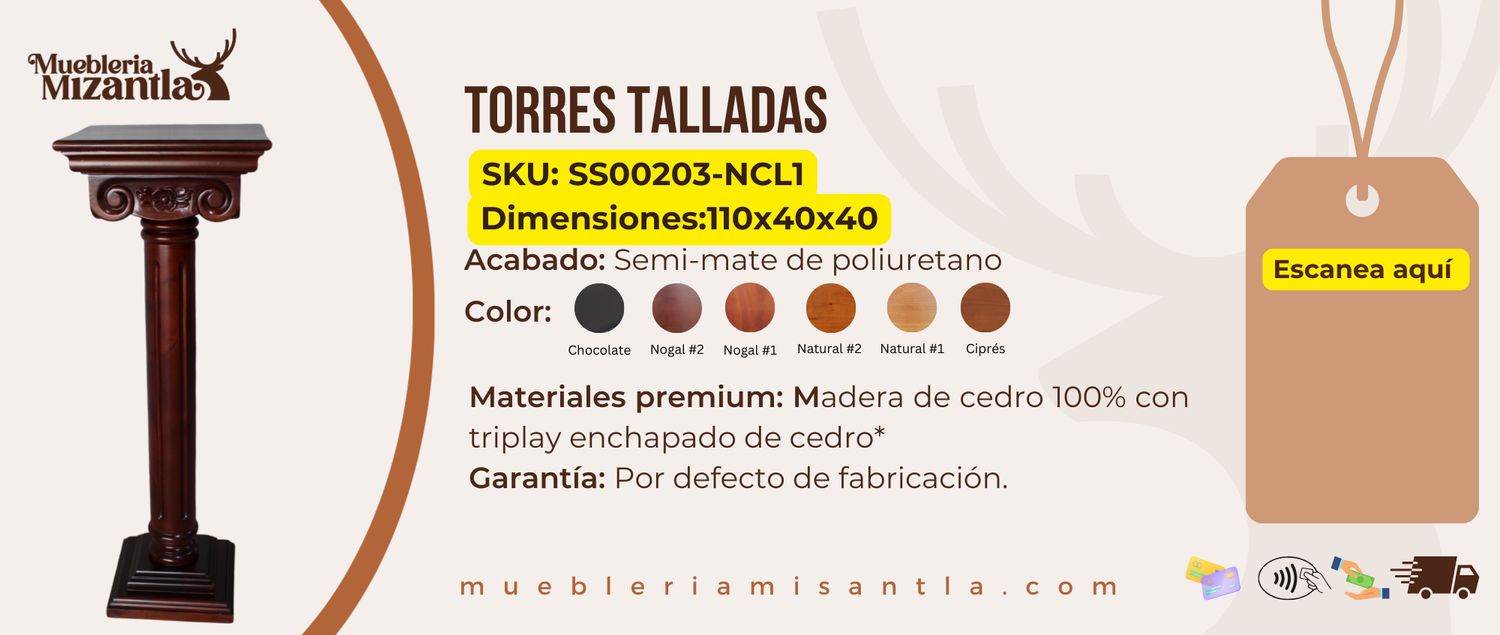 Torres Talladas a mano