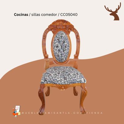 Silla de Medallón en cedro