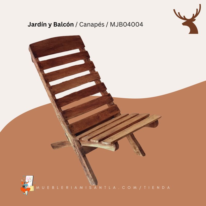 Canapé para Exteriores en Madera de Cedro