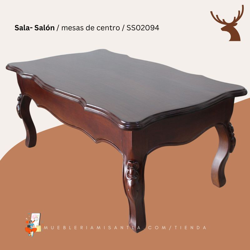 Mesa de centro GADI Tallada