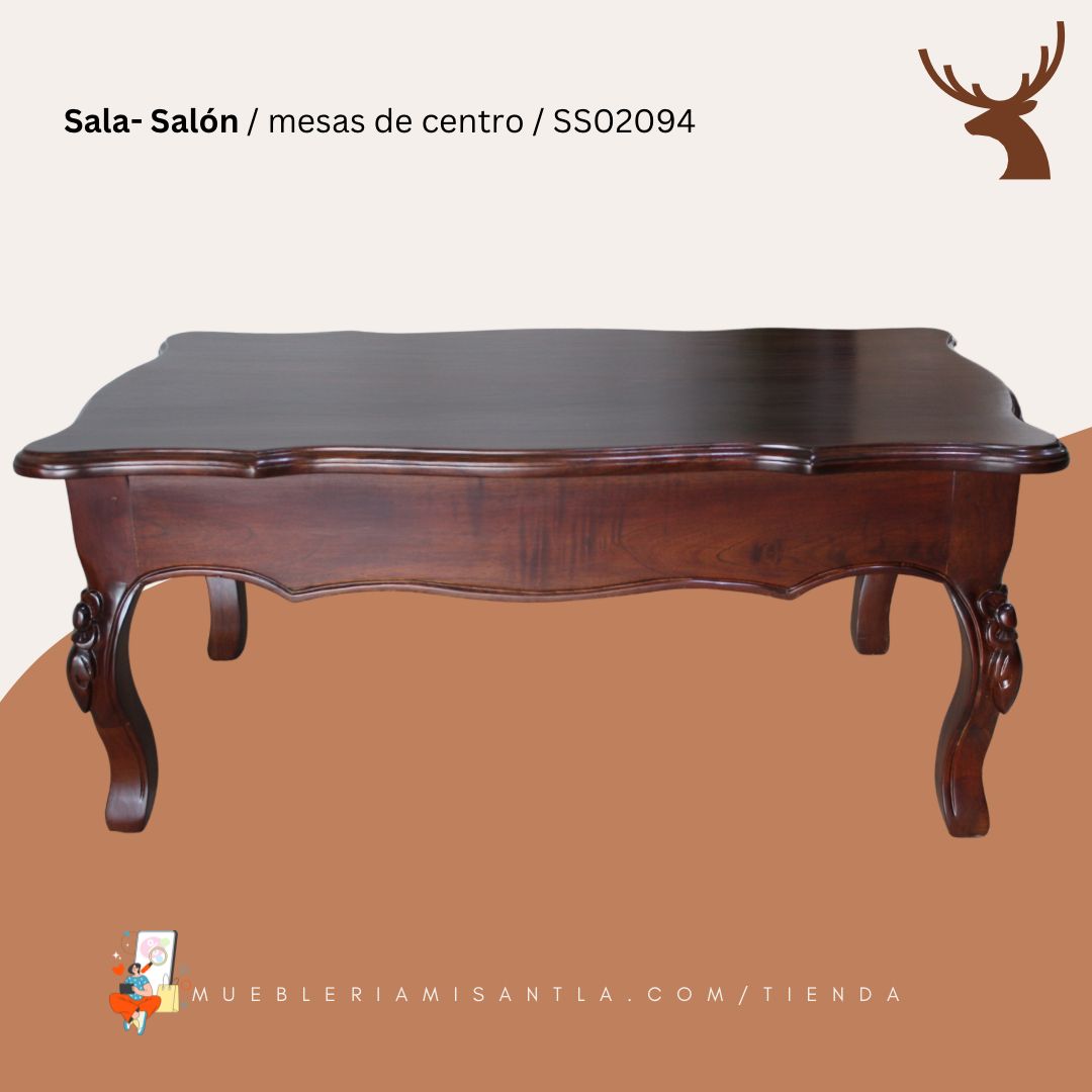 Mesa de centro GADI Tallada