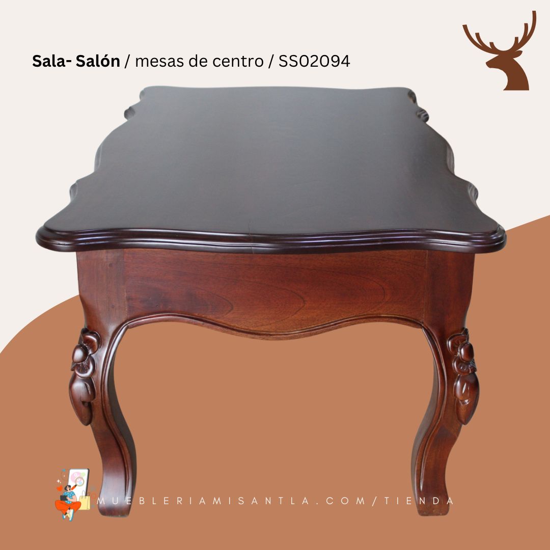 Mesa de centro GADI Tallada