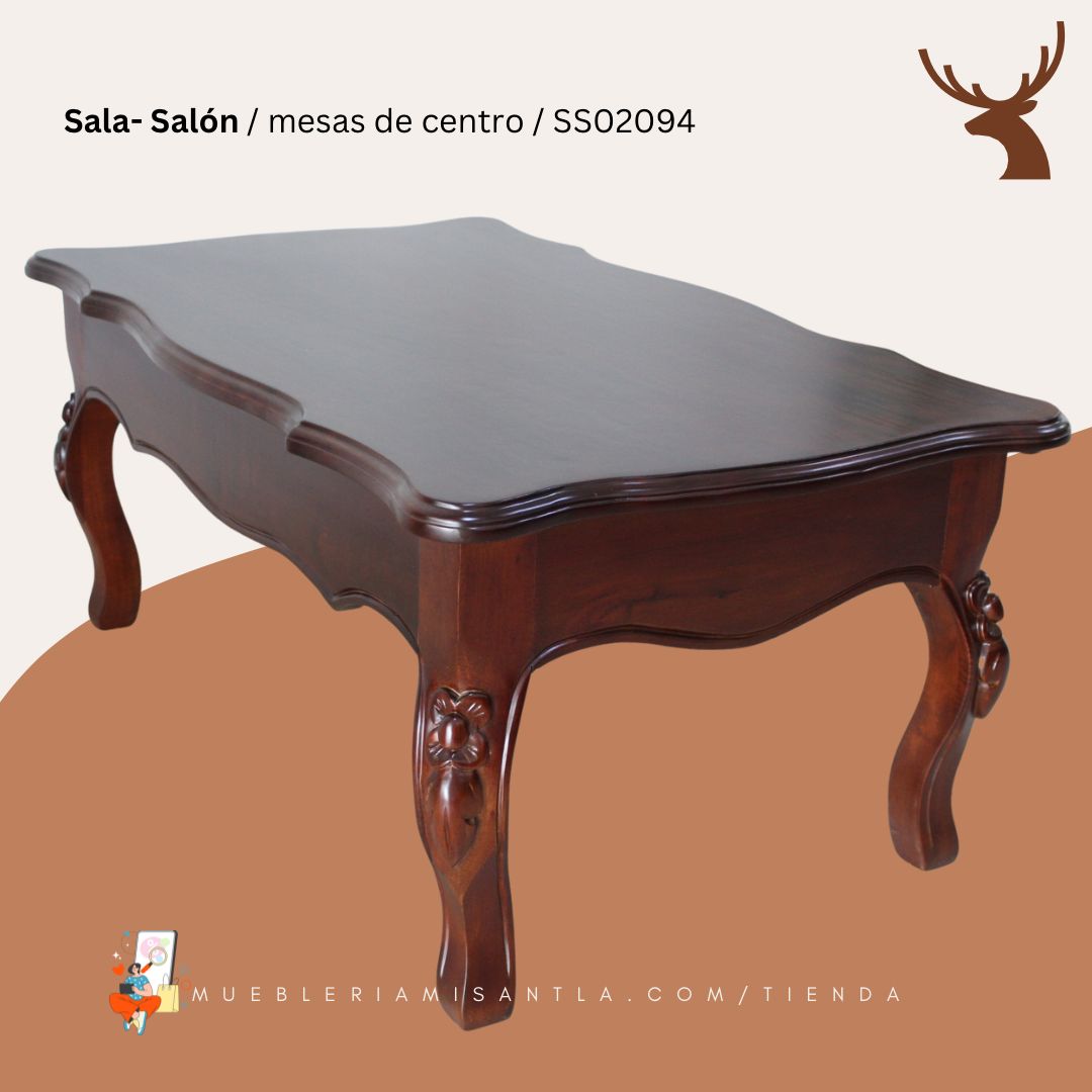 Mesa de centro GADI Tallada