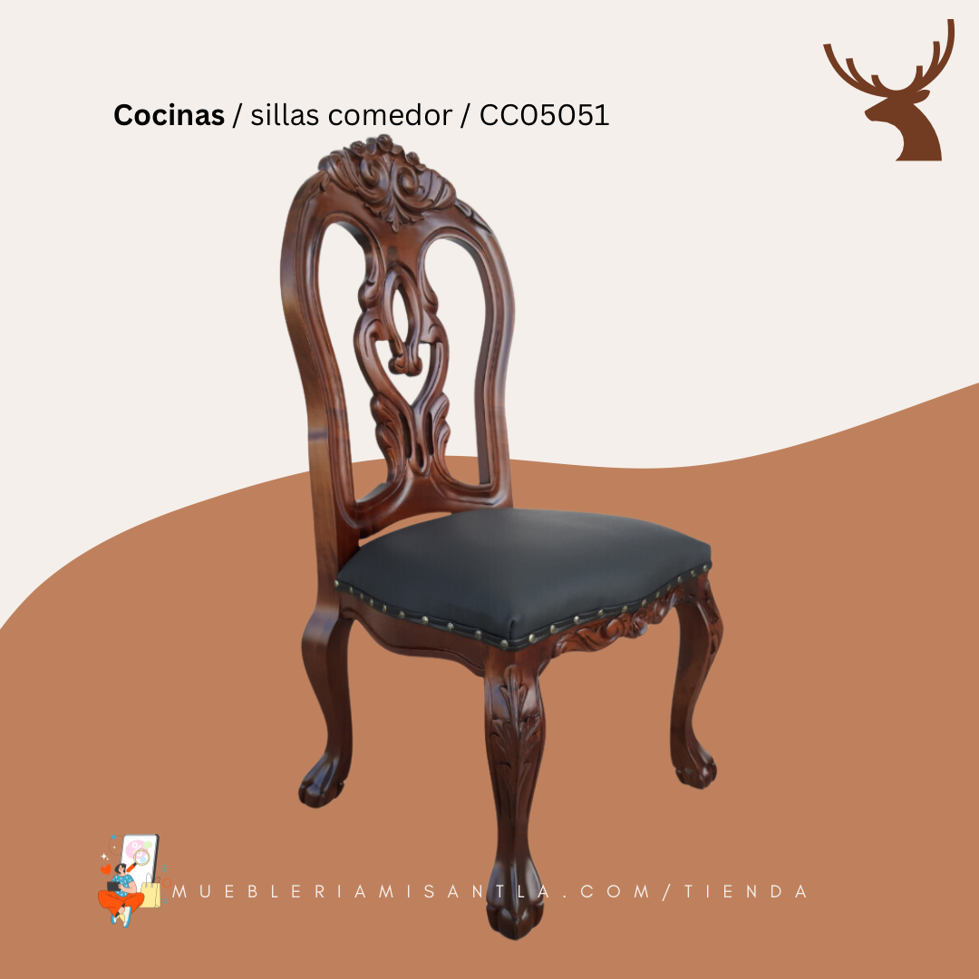 Silla Imperio tallada