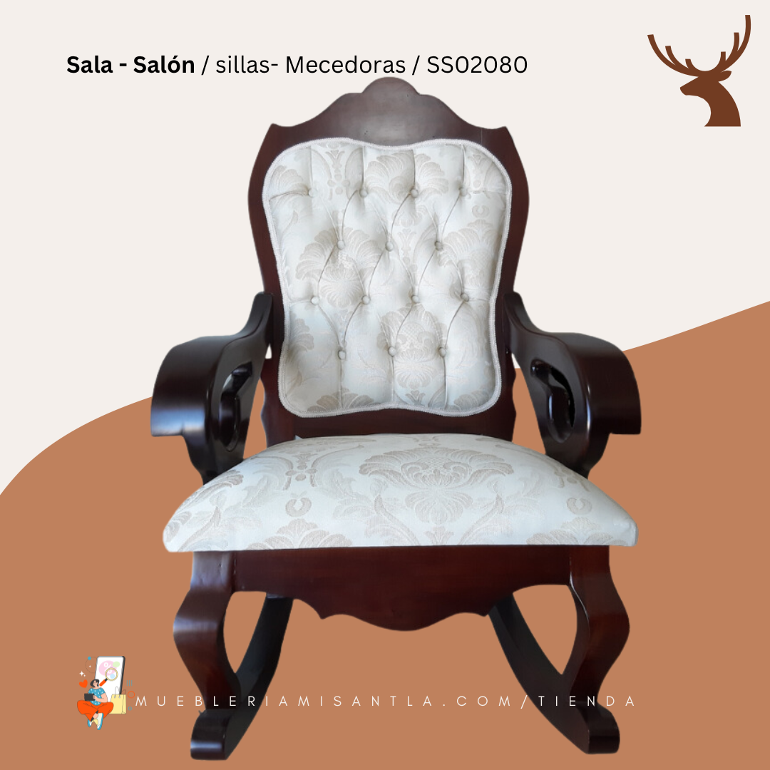 Silla mecedora Avellana Lisa Silla mecedora Avellana Lisa