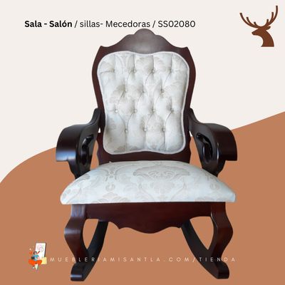 Silla mecedora Avellana Lisa