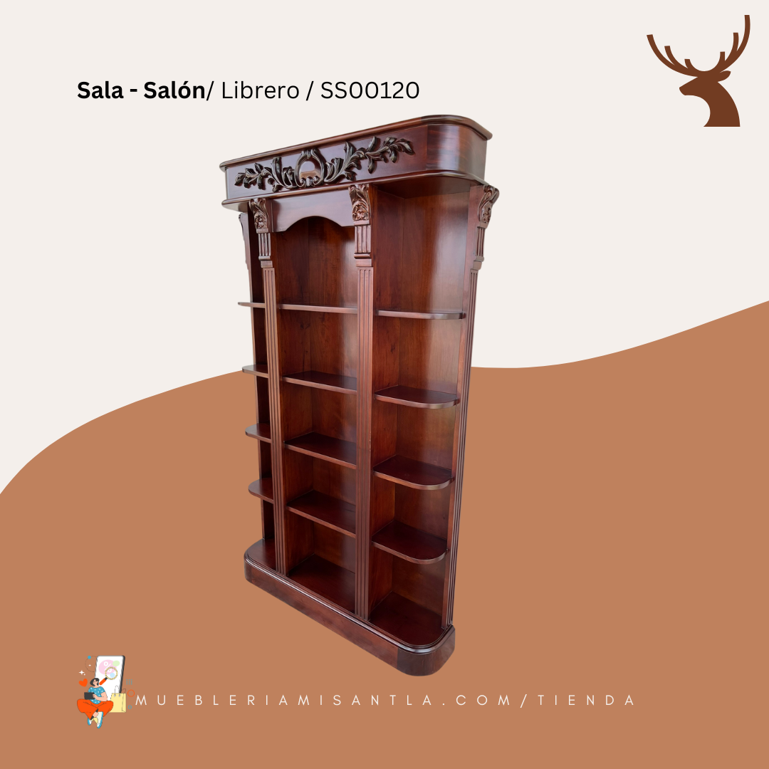 Librero Tallado Imperio