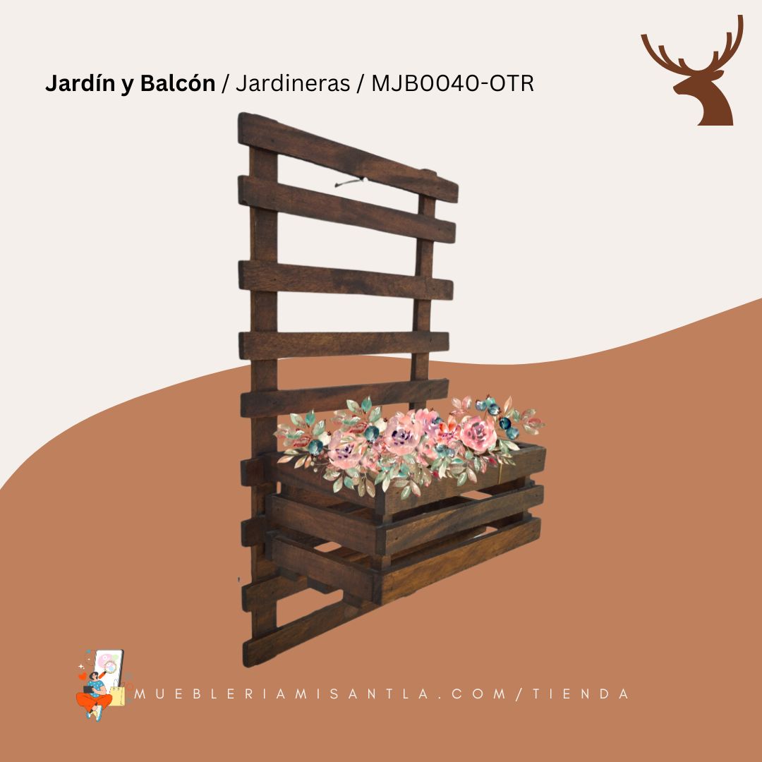 Jardinera escalera 1 nivel