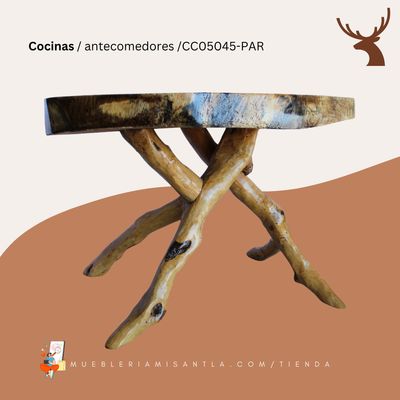 Mesa Redonda Parota (Unica Pieza )