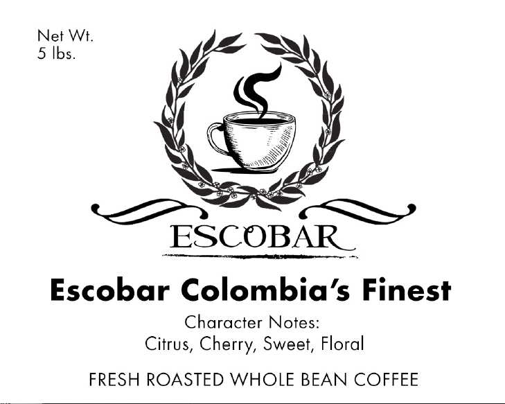 Escobar Colombia's Finest - 5LB