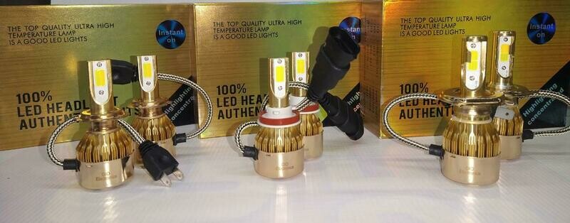 Gran Oferta Par LED Bicolor GOLD H4, H7, H11