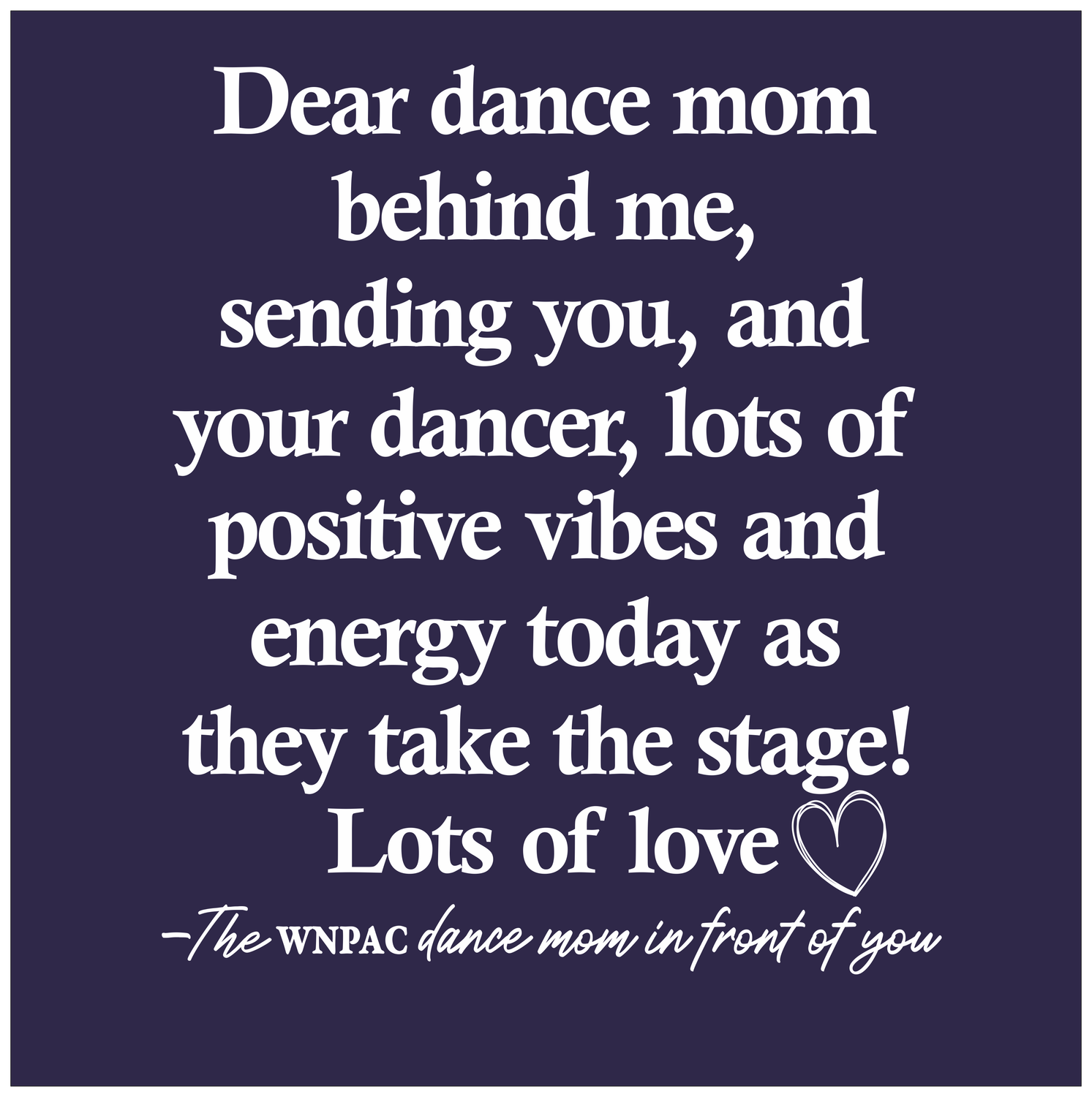 "Dear Dance Mom" tee