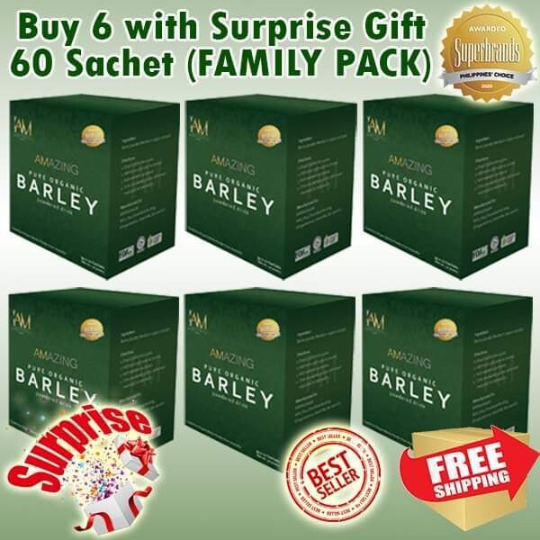 [FAMILY PACK] 6 BOXES OF AMAZING PURE BARLEY FROM AUSTRALIA (WITH SURPRISE GIFT)