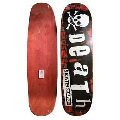 Death Punk Tartan 8.9” shaped deck
