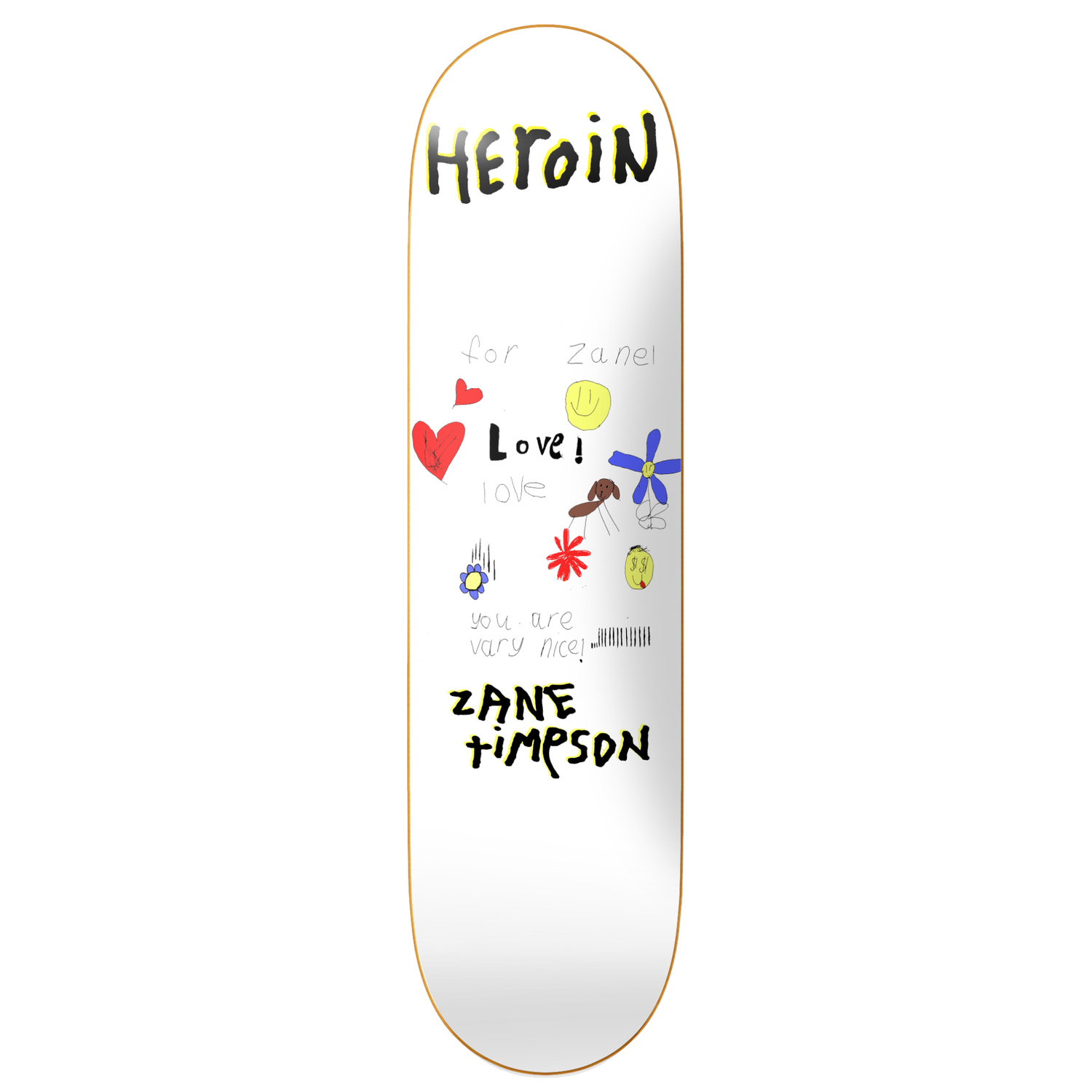 Heroin Zane Timpson very nice 9&quot; deck