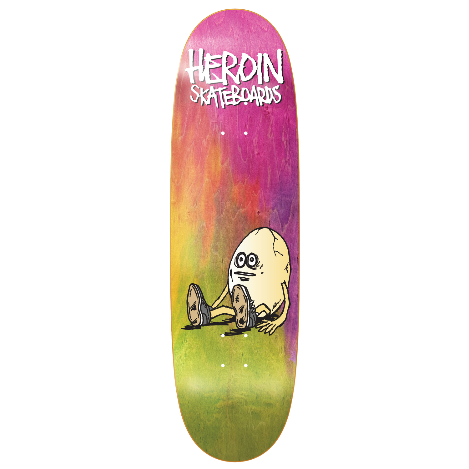 Heroin The rainbow egg 8.75” deck