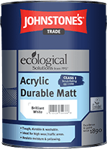 Johnstone's Trade - Acrylic Durable Matt - Brilliant White - 5l