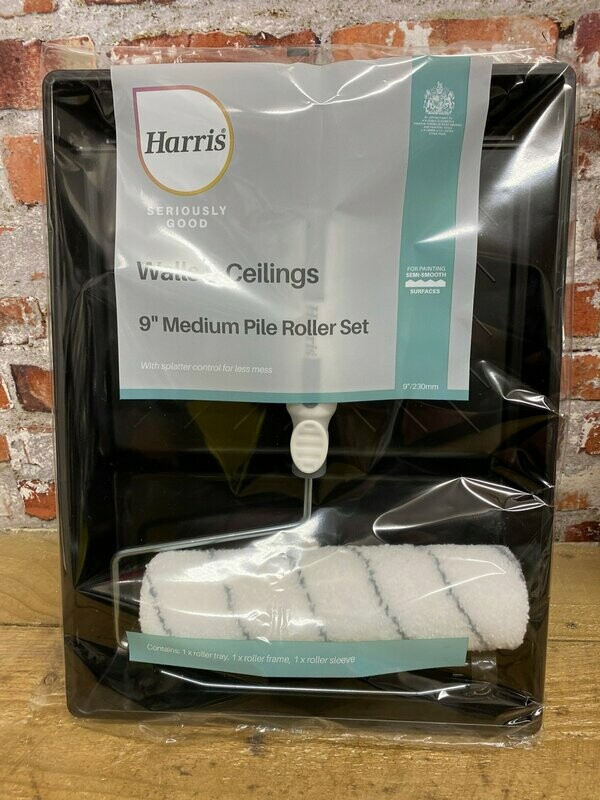 Harris 9" Roller Set Medium Pile