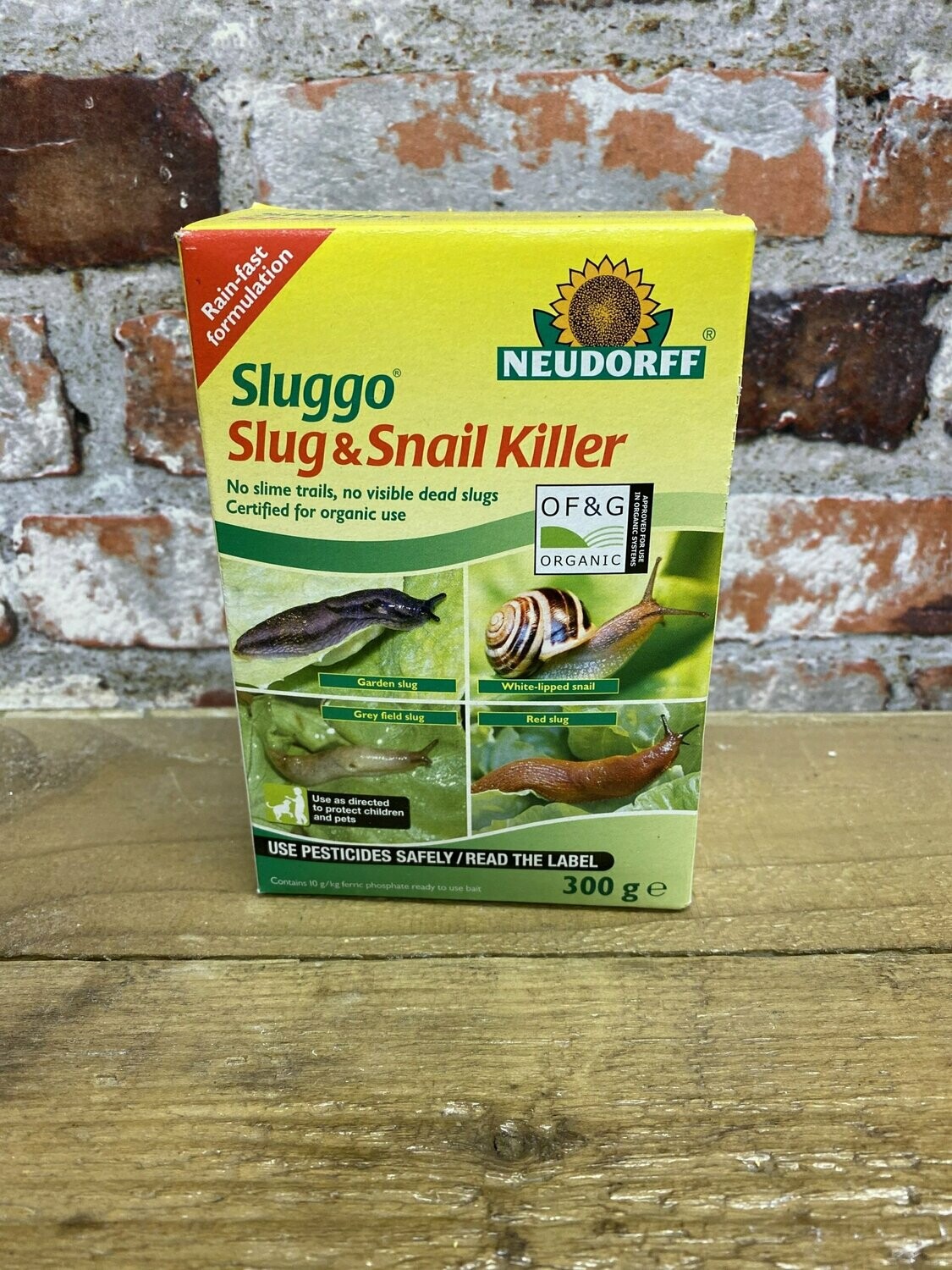 Neudorff Sluggo Slug and Snail Killer 300gr Shaker Box