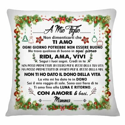 cuscino natale a nonna e nonno