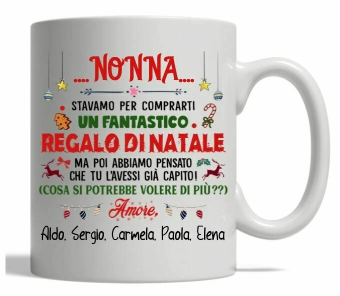 TAZZA NATALE ALLA NONNA