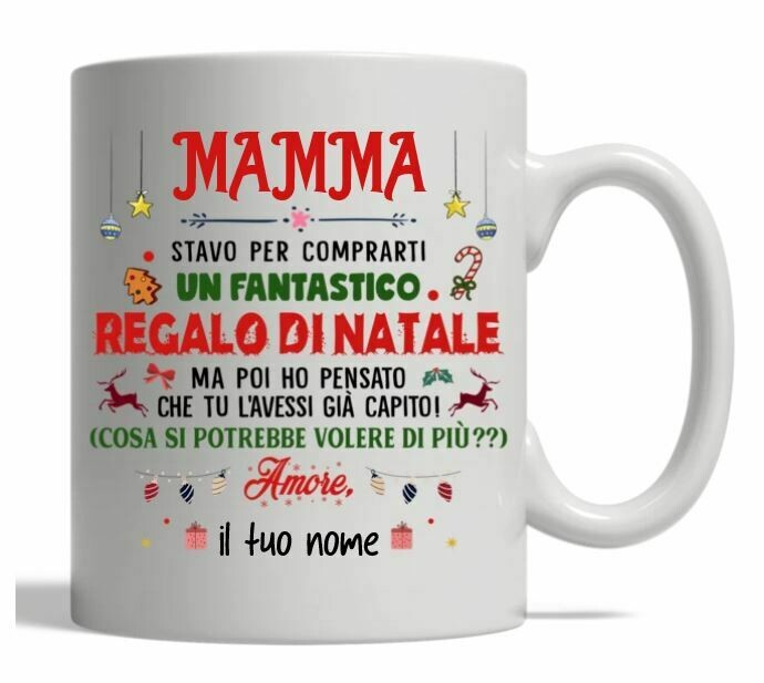 TAZZA NATALE ALLA MAMMA