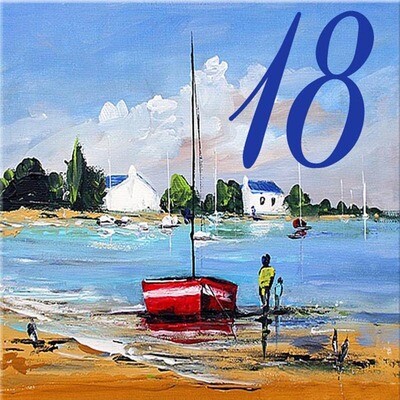 🇮🇹 grafiche con il mare in ceramica misura 15x15 cm. alta qualita made in italy