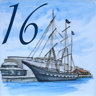 🏘️NUMERO CIVICO IN CERAMICA 15X15 cm.
grafica mare  unico al mondo idea regalo Made in Italy 🇮🇹
