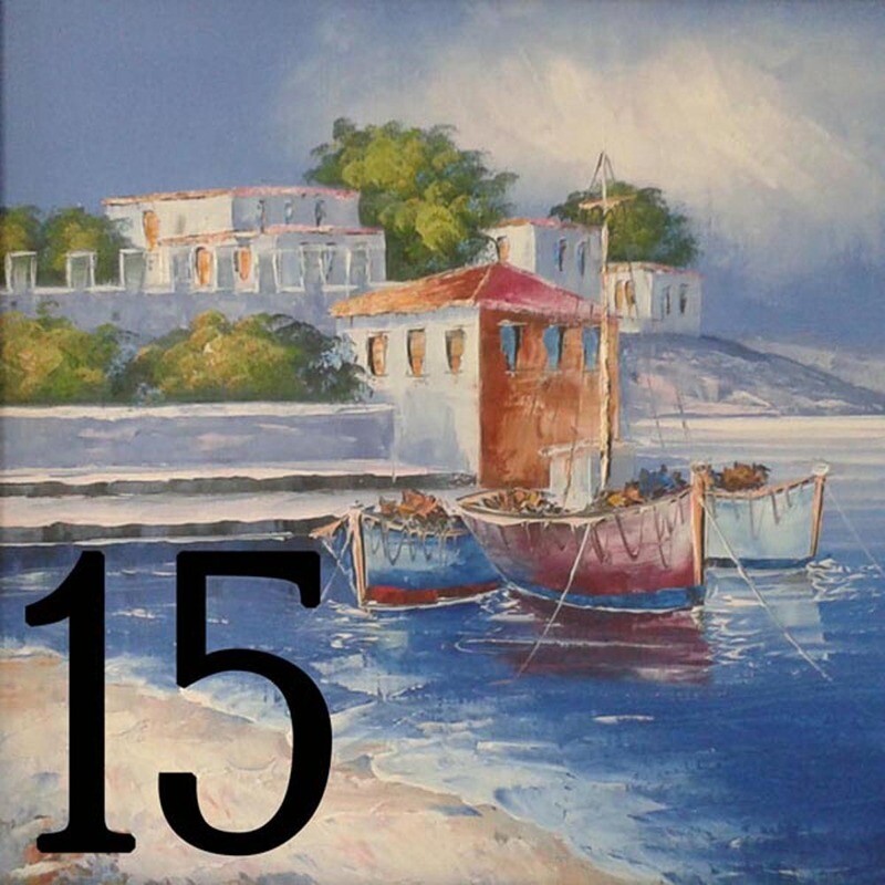 🏘️NUMERO CIVICO IN CERAMICA 15X15 cm.
grafica mare  unico al mondo idea regalo Made in Italy 🇮🇹