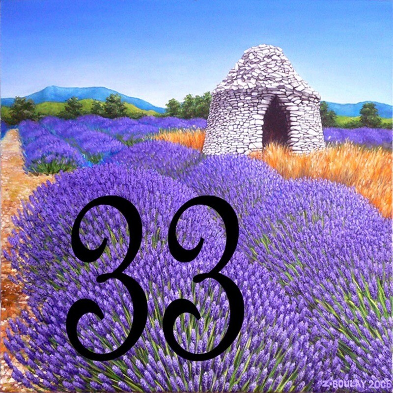🏘️NUMERO CIVICO IN CERAMICA 15X15 cm.
grafica lavanda  unico al mondo idea regalo Made in Italy 🇮🇹
