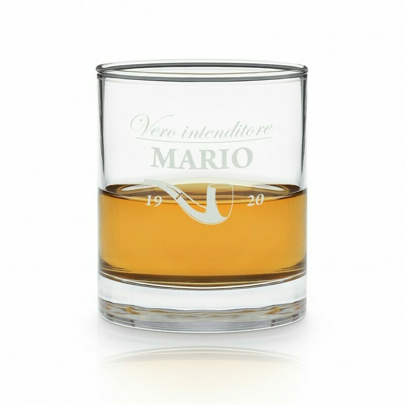 Bicchiere da Whisky personalizzato con incisione