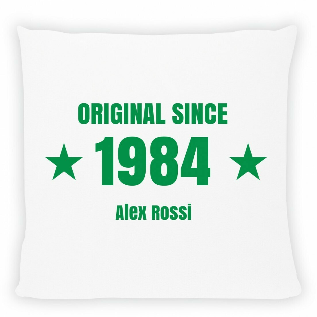 Cuscino personalizzabile con stampa &quot;Original Since&quot;