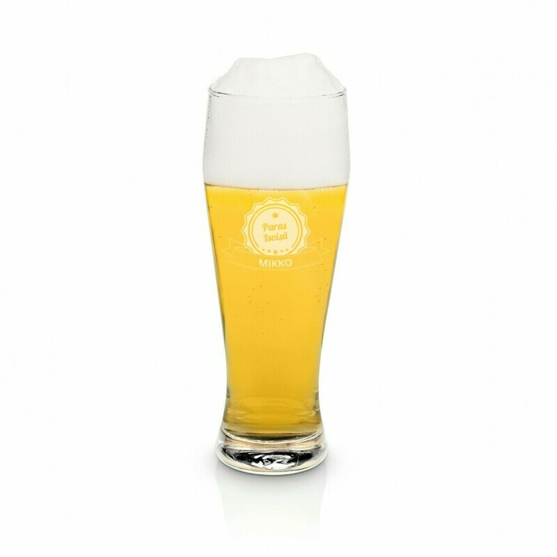 Bicchiere da birra di frumento 0,5l - Personalizzabile