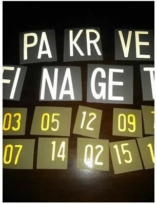 ADESIVI PER TARGA AUTO CON ANNO DI IMMATRICOLAZIONE E PROVINCIA
