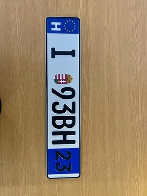 Targa prova Ungheria 52*11