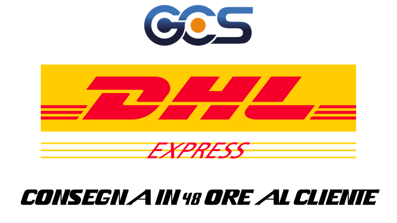 SPEDIZIONE RAPIDA DHL PER PRODOTTI GCS  48 ORE