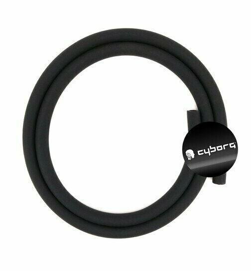 Cyborg Hookah Silikonrohr matt - Baba Black Cyborg Hookah Silikonrohr matt - Baba Black