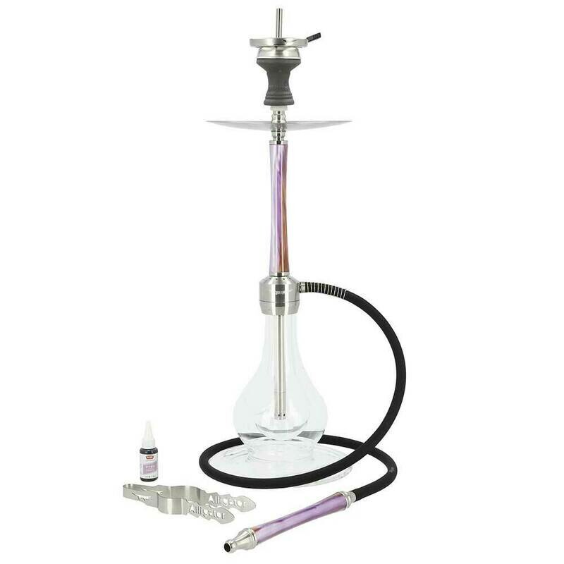 Alligator Professional Shisha Edelstahl Lila Alligator Professional Shisha Edelstahl Lila