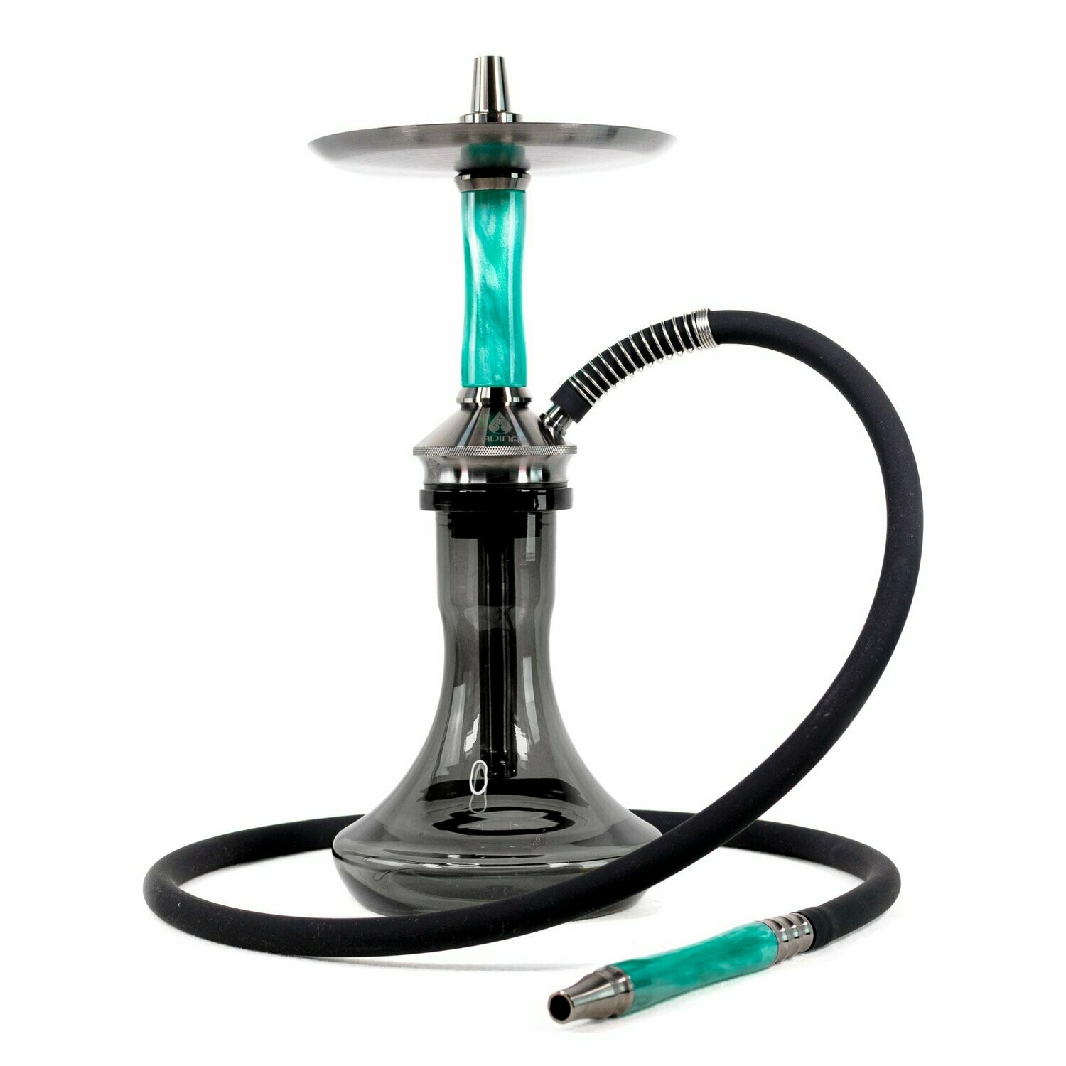 Adina Hookah - Motion Small Black/ Shiny Mint