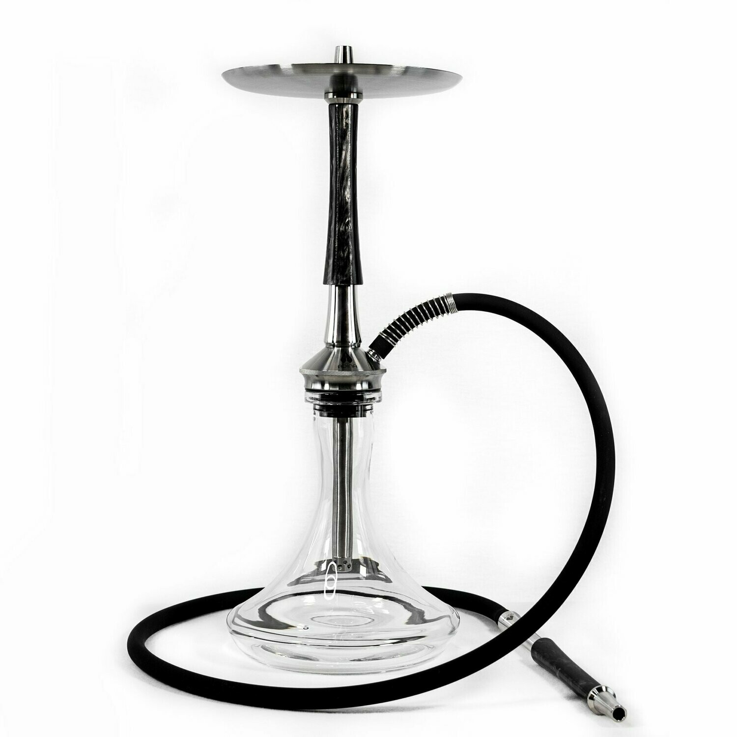 Adian Hookah - Impact Steel/ Black Fog/ Clear