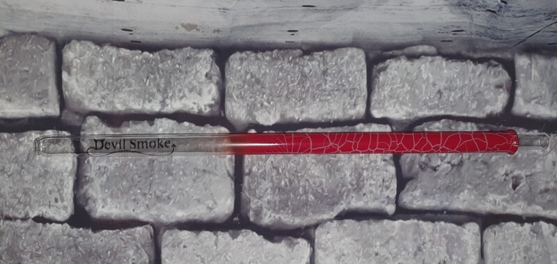 Devil Smoke - Glasmundstück Gerissenes Rot Devil Smoke - Glasmundstück Gerissenes Rot