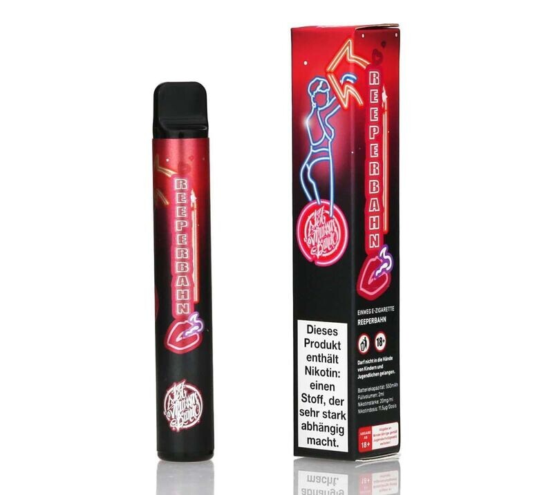 187 Straßenbande - Reeperbahn - Einweg E-Shisha - 600 Züge - Nikotin 20mg/ml