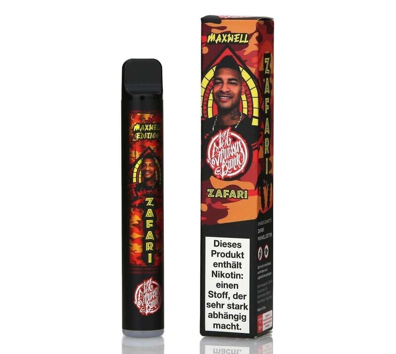 187 Straßenbande - Zafari - Einweg E-Shisha - 600 Züge - Nikotin 20mg/ml 187 Straßenbande - Zafari - Einweg E-Shisha - 600 Züge - Nikotin 20mg/ml