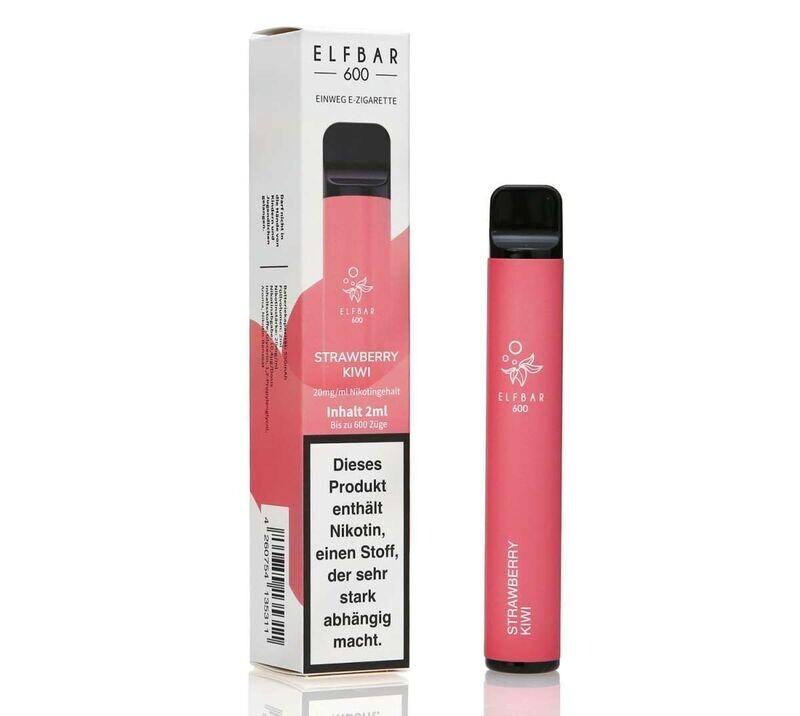 Elf Bar 600 Strawberry Kiwi Aroma Einweg E-Shisha 20mg Nikotin Elf Bar 600 Strawberry Kiwi Aroma Einweg E-Shisha 20mg Nikotin