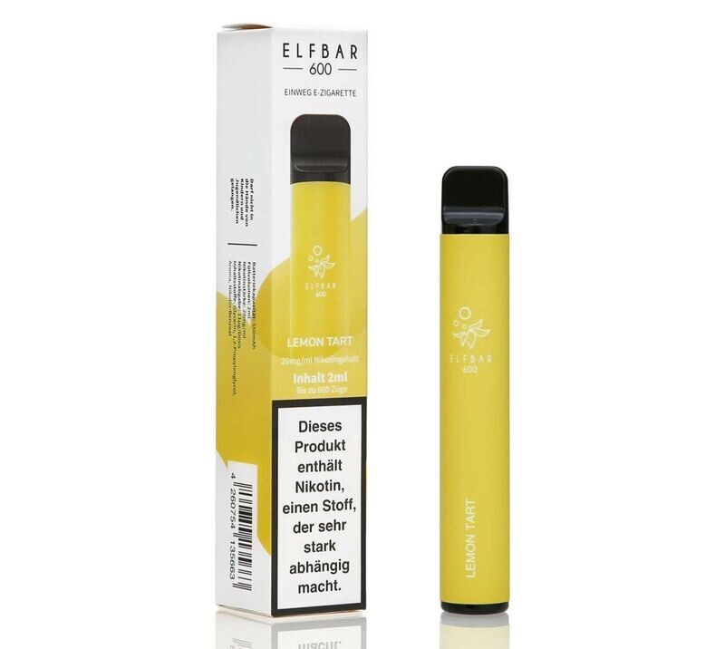 Elf Bar 600 Lemon Tart Aroma Einweg E-Shisha 20mg Nikotin Elf Bar 600 Lemon Tart Aroma Einweg E-Shisha 20mg Nikotin