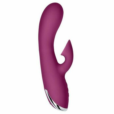 CLOUD 9 Air Touch 5 Vibrator w/ Clitoral Suction - Plum (Rechargeable)