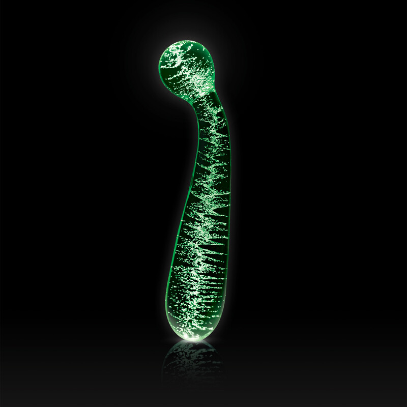 Firefly Glass G Spot Wand - Glow In The Dark