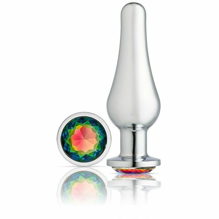 CLOUD 9 Gems Chrome Butt Plug - Large